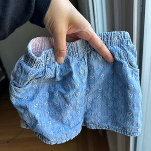 Vintage OshKosh Blue Floral Shorts